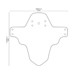 All-mountain-style Front Mudguard -Deals Cyclo Zenith Store all mountain style front mudguard 2