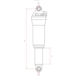 Dt-swiss R 232 ONE Remote R2 Trunnion Mount Shock -Deals Cyclo Zenith Store dt swiss r 232 one remote r2 trunnion mount shock 1