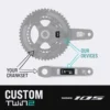 Shimano 105 Custom Twin2 Power Meter Installation